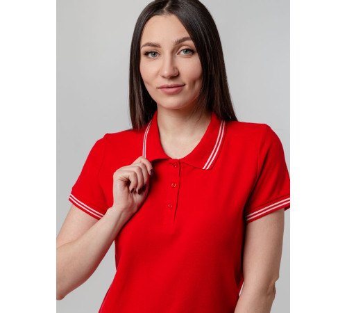 Рубашка поло женская Virma Stripes Lady, красная