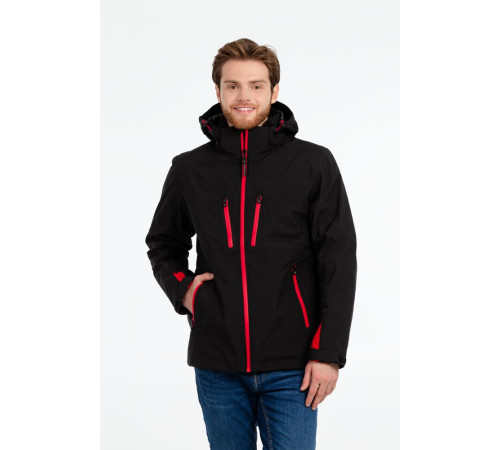 Куртка-трансформер мужская Matrix, черная с красным