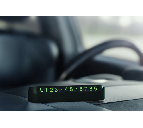 Парковочная визитка Litera, черная