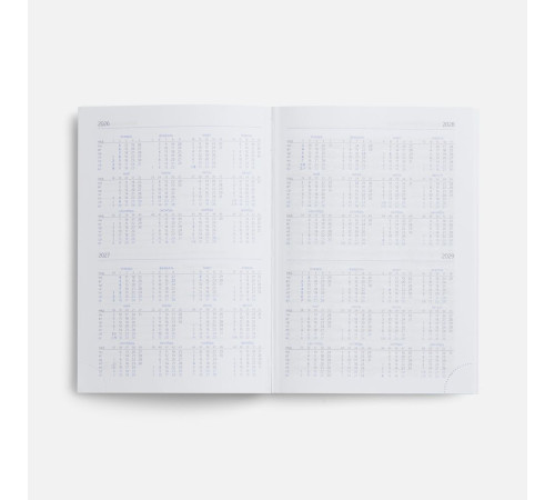 Ежедневник New Nebraska, датированный, синий