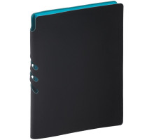 Ежедневник Flexpen Black, недатированный, черный с бирюзовым
