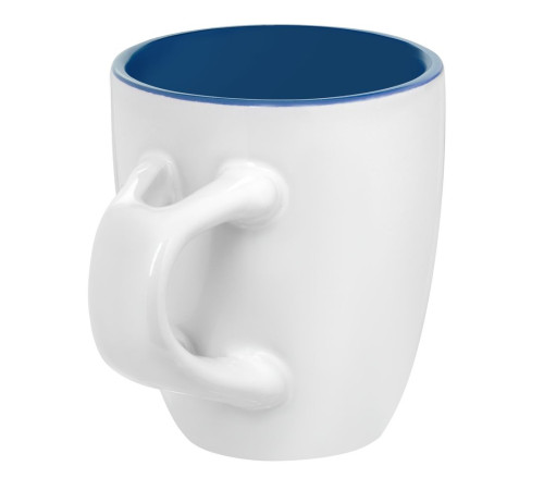 Кофейная кружка Pairy с ложкой, синяя с красной