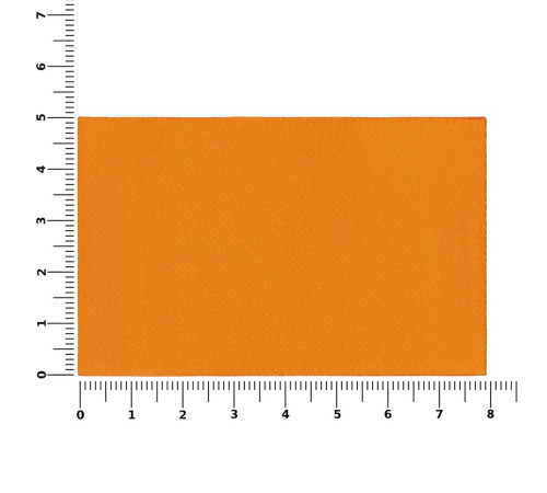 Лейбл тканевый Epsilon, XL, оранжевый