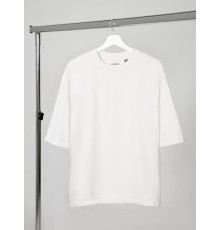 Футболка оверсайз унисекс Kosmos 2.0, кремовая