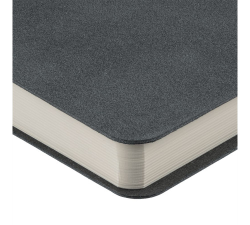 Ежедневник Nubuk, недатированный, темно-серый