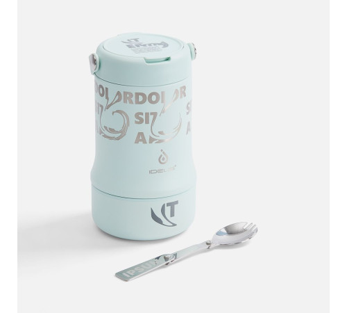 Термос для еды Tabenodo, голубой