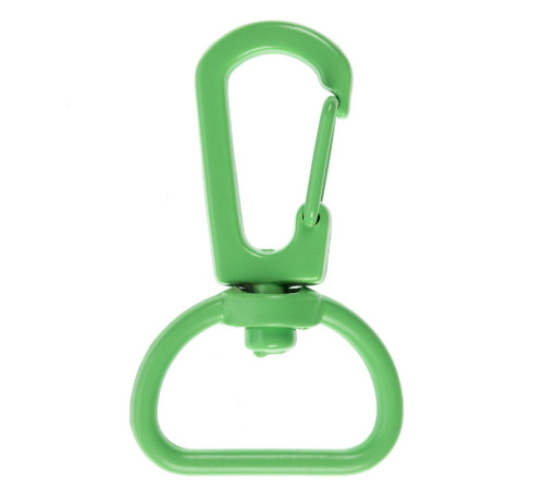 Застежка-карабин Snap Hook, M, зеленый неон