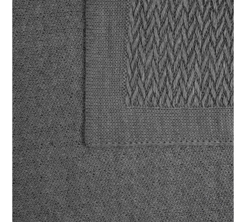 Плед Ornato, серый (кварцевый меланж)