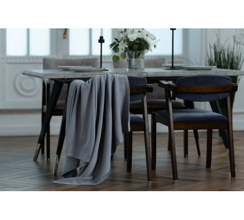 Плед Ornato, серый (дымчатый)