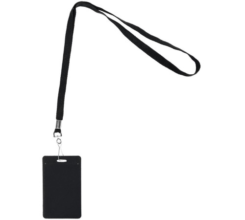 Лента с карабином Colorplan, черная