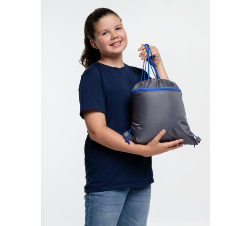 Детский рюкзак Novice, серый с синим