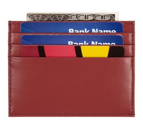 Чехол для карточек Top, красный