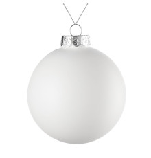 Оформительский шар Finery, 10 см, матовый белый