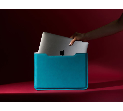 Чехол для ноутбука Nubuk, бирюзовый