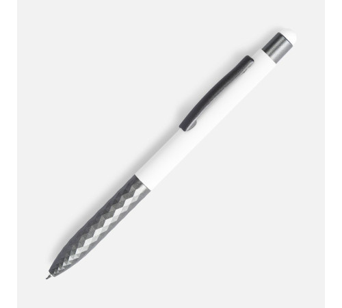 Ручка шариковая Digit Soft Touch со стилусом, белая