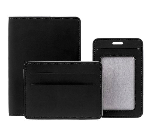 Обложка для паспорта Shall Simple, черный