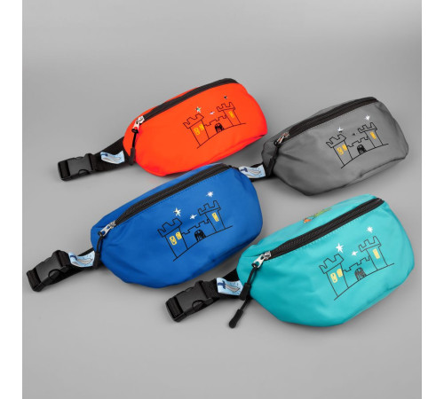 Детская поясная сумка Sonrisa, бирюзовая