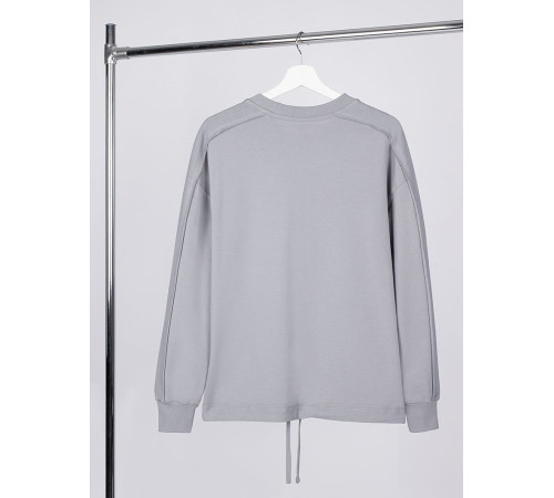 Свитшот унисекс Vozduh, светло-серый