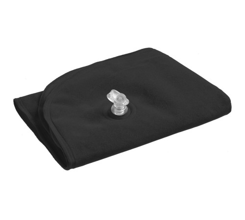 Надувная подушка под шею в чехле Sleep, черная