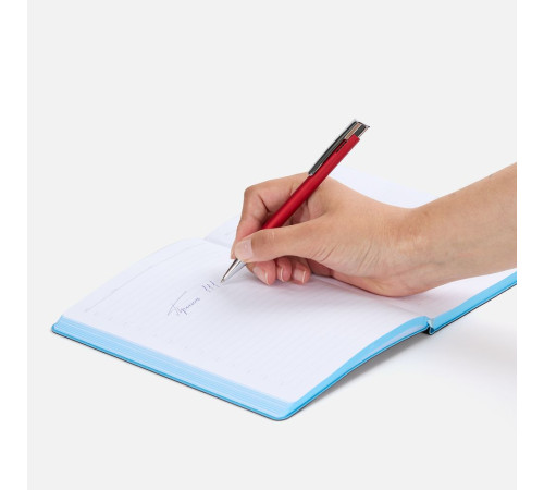 Ручка шариковая Stork, красная