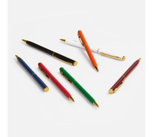 Ручка шариковая Hotel Gold, ver.2, матовая оранжевая