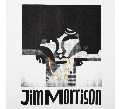 Футболка «Меламед. Jim Morrison», белая