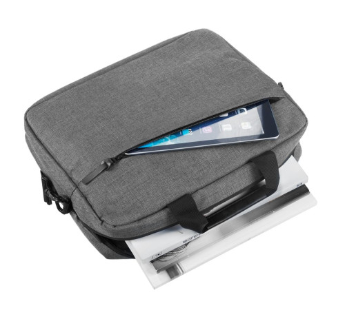 Сумка для ноутбука The First, серая