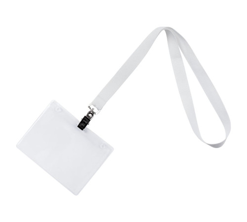 Лента для бейджа Neckband, белая