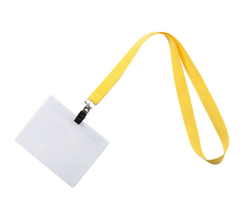 Лента для бейджа Neckband, желтая