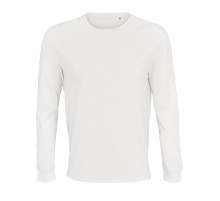 Футболка унисекс с длинным рукавом Pioneer LSL, белая