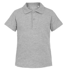 Рубашка поло детская Virma Kids, серый меланж