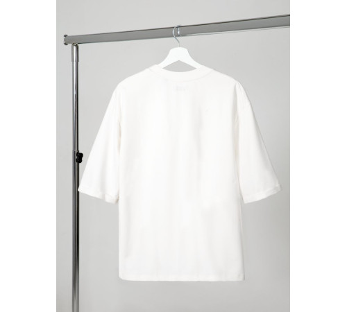 Футболка оверсайз унисекс Kosmos 2.0, кремовая