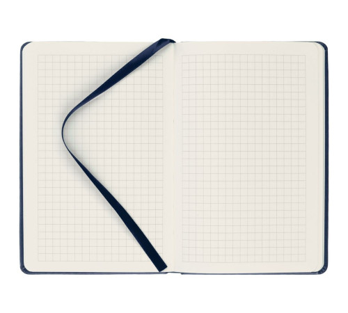 Блокнот Cluster Mini в клетку, темно-синий