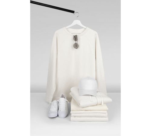 Свитшот унисекс S1, молочно-белый