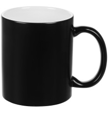 Кружка «Хамелеон», глянцевая, черная