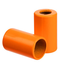 Пара наконечников для шнурка Tizzle, оранжевый неон