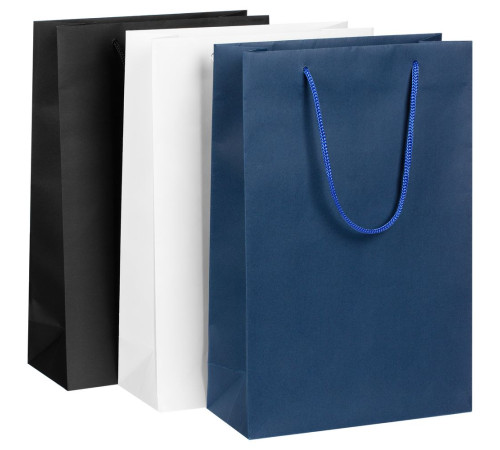 Пакет бумажный Waski M, синий