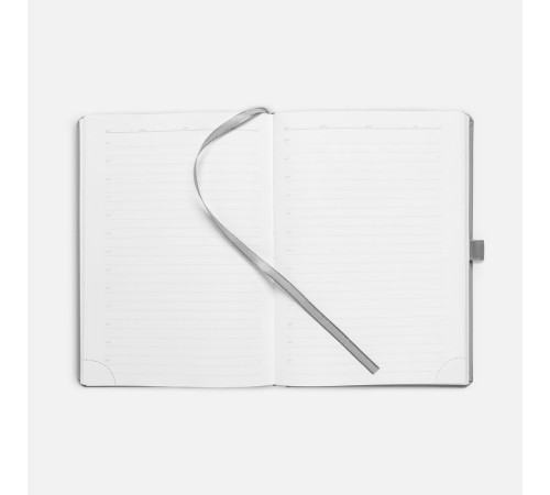 Ежедневник Favor Metal, недатированный, серый