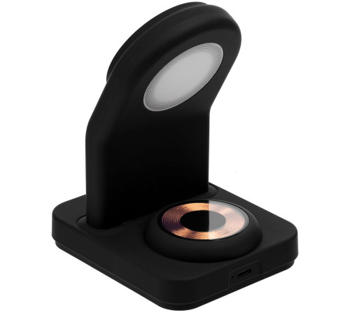 Зарядная станция с подсветкой Cooper Duo, черная