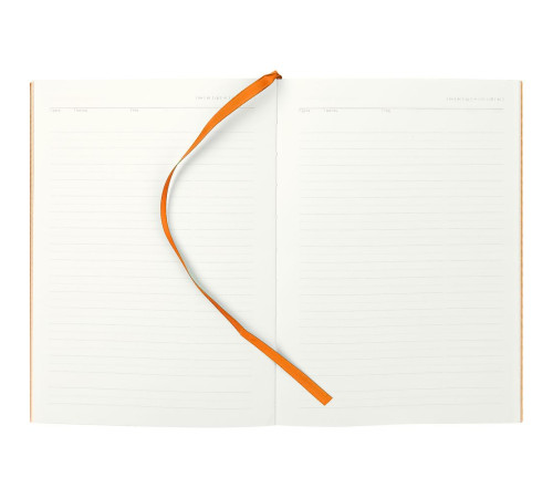 Ежедневник Flat, недатированный, оранжевый