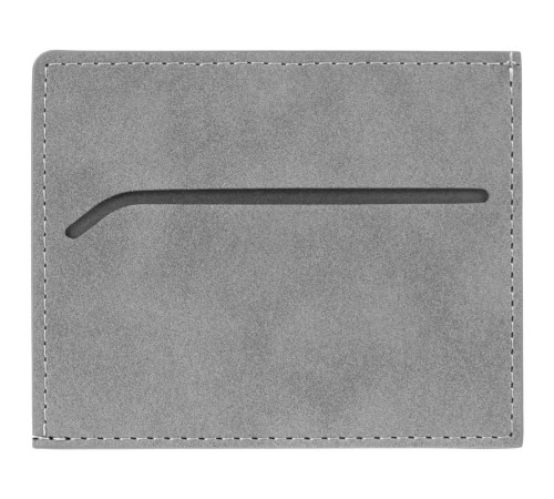 Чехол для карточек Nubuk, светло-серый
