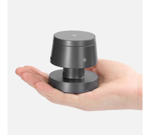 Станция беспроводной зарядки с подсветкой Lume, серая