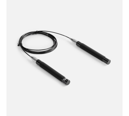 Скоростная скакалка Profi Comfi, черная