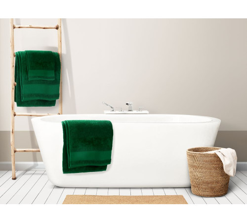 Полотенце Molan, большое, темно-зеленое