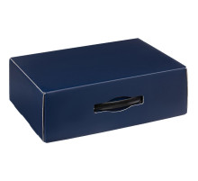 Коробка Matter Light, синяя, с черной ручкой