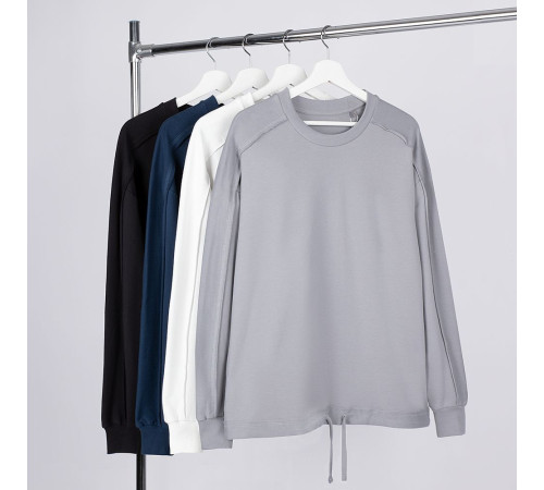 Свитшот унисекс Vozduh, светло-серый