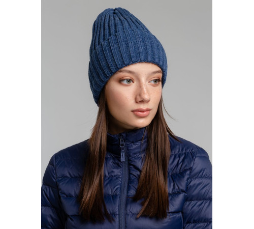 Шапка Norfold, синий меланж (джинс)