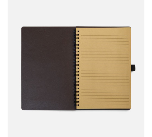 Блокнот на спирали Coffeist, коричневый