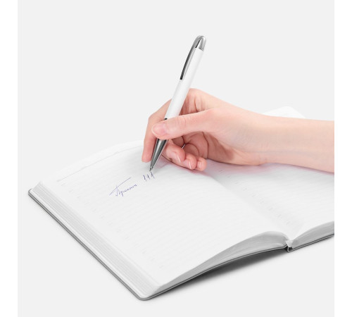 Ручка шариковая Arc Soft Touch, белая