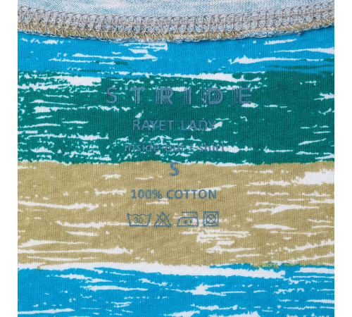 Футболка женская Rayet Lady двусторонняя, голубая с зеленым